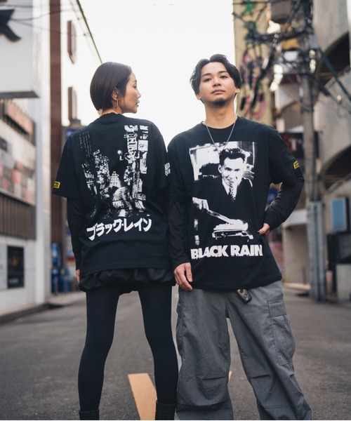 tシャツ ブラック・レイン/佐藤浩史（日本刀ブラック） メンズ