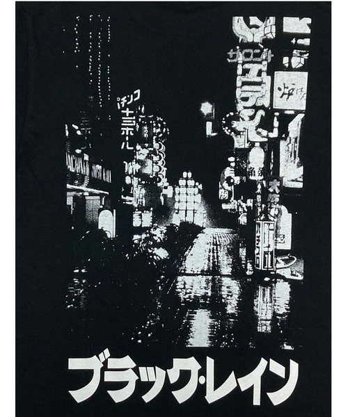 tシャツ ブラック・レイン/佐藤浩史（日本刀ブラック） メンズ