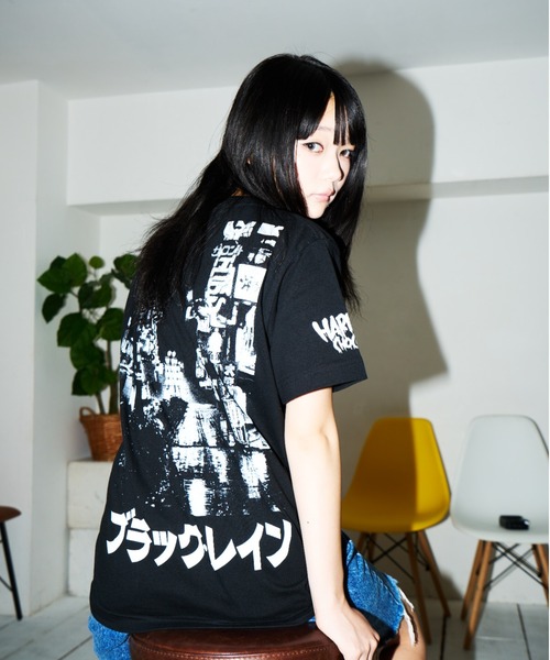 tシャツ ブラック・レイン/佐藤浩史（日本刀ブラック） メンズ