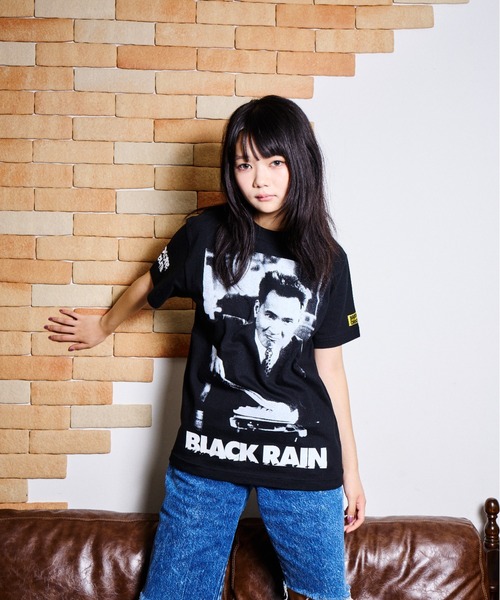 tシャツ ブラック・レイン/佐藤浩史（日本刀ブラック） メンズ