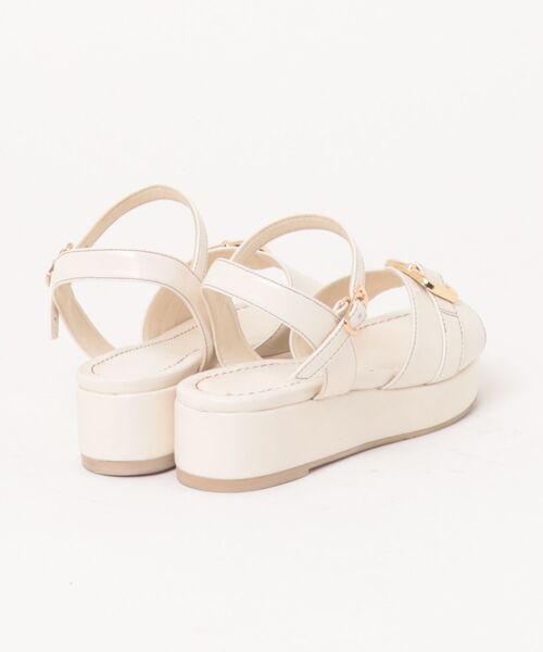 「Launa lea」 フラットサンダル LL アイボリー レディース_画像2