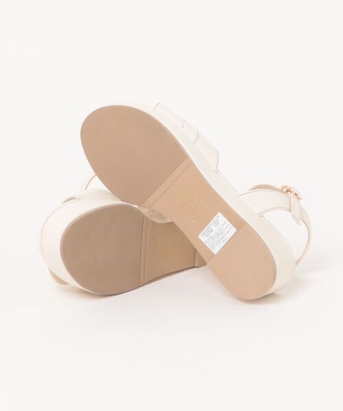 「Launa lea」 フラットサンダル LL アイボリー レディース_画像3