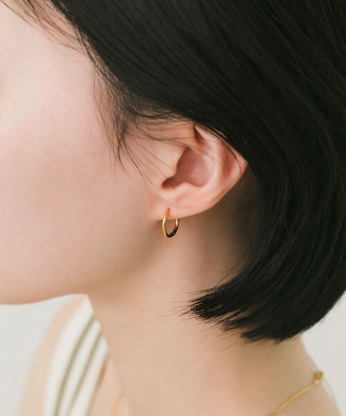 SMELLY（スメリー） ピアス ステンレスフープピアス13mm レディース