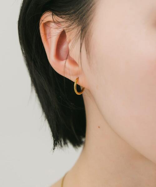 SMELLY（スメリー） ピアス ステンレスフープピアス13mm レディース