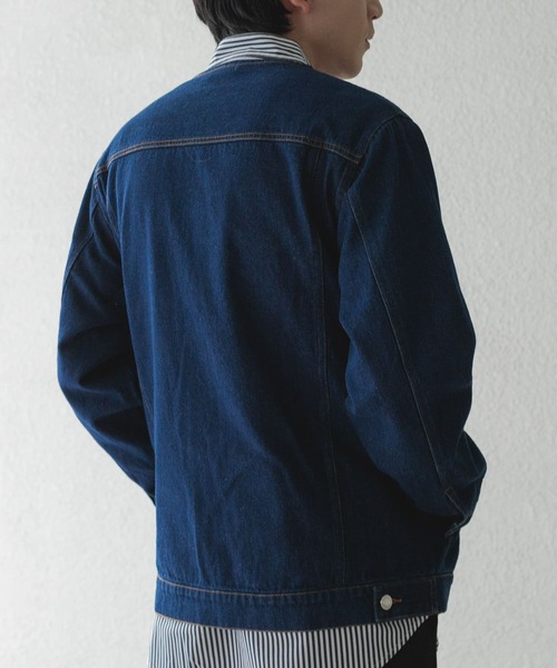 「ITEMS URBANRESEARCH」 デニムジャケット MEDIUM ブラック メンズ_画像5