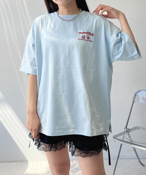 「AS KNOW AS plus」 半袖Tシャツ FREE スミクロ レディース_画像2