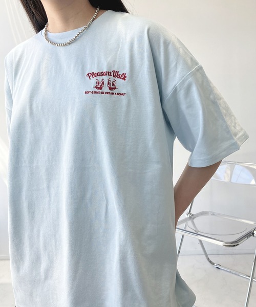 「AS KNOW AS plus」 半袖Tシャツ FREE スミクロ レディース_画像3