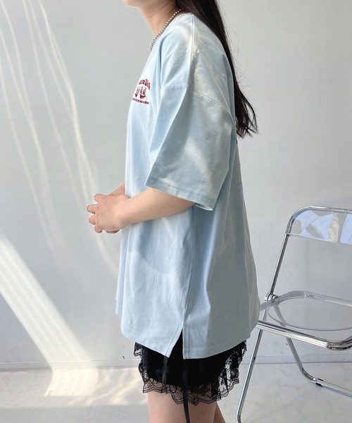「AS KNOW AS plus」 半袖Tシャツ FREE スミクロ レディース_画像4