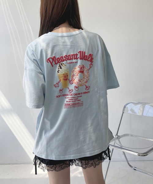 「AS KNOW AS plus」 半袖Tシャツ FREE スミクロ レディース_画像6