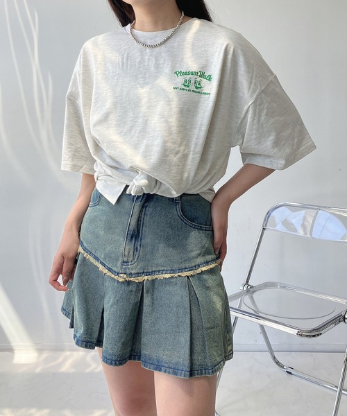 「AS KNOW AS plus」 半袖Tシャツ FREE スミクロ レディース_画像8