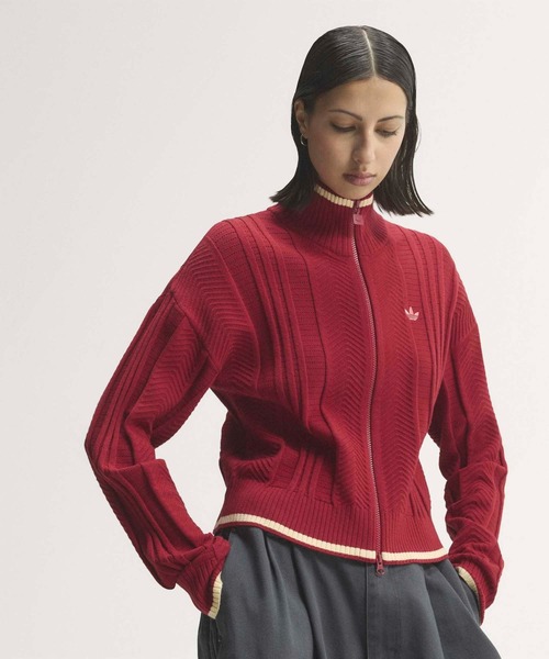 adidas（アディダス） ジャージ ファイヤーバード ケーブルニット