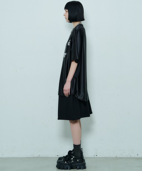 「AIVER」 半袖Tシャツ MEDIUM シルバー メンズ_画像8