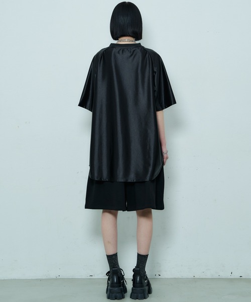 「AIVER」 半袖Tシャツ MEDIUM シルバー メンズ_画像9