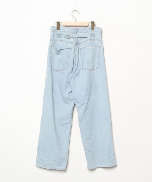 「NEEDBY heritage」 デニムパンツ 24 ブルー レディース_画像2