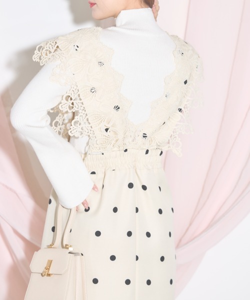 「tocco closet」 サロペットスカート M ブラック レディース_画像6