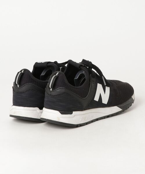 「New Balance」 ローカットスニーカー 23cm ブラック レディース_画像2