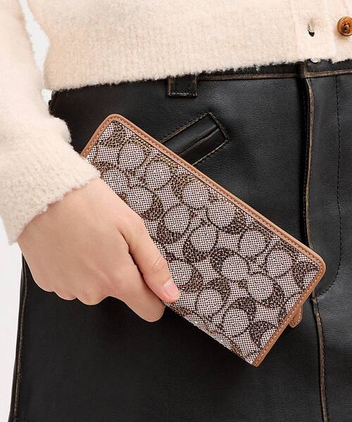 コーチ COACH 長財布 エッセンシャル スリム シグネチャー 新品保管 COACH（コーチ） 長財布 財布 エッセンシャル スリム ウォレット
