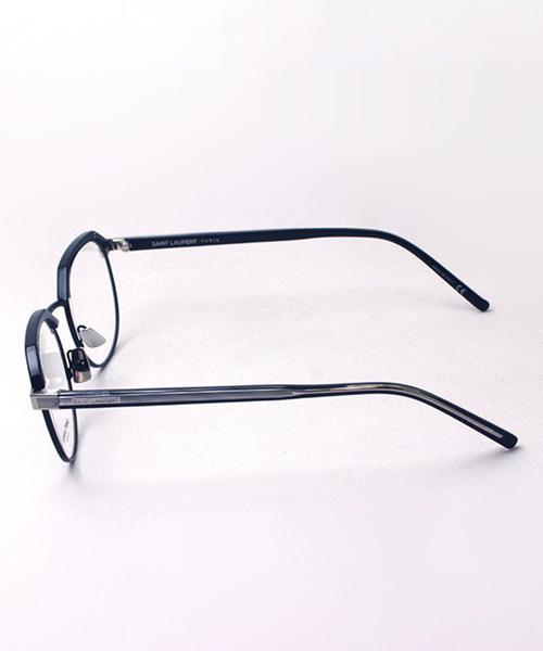 伊達メガネ メガネ 眼鏡 「SAINT LAURENT/サンローラン」ラウンド メガネ SL124 004 メンズ レディースの画像