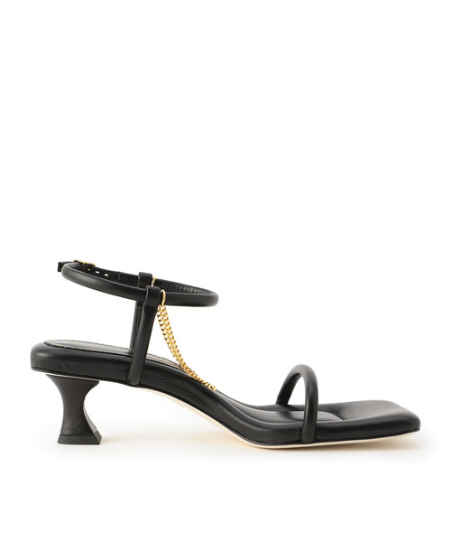 【関税込み】Proenza Schouler ブラック スクエア サンダル セール】 PROENZA SCHOULERサンダル （シューズ