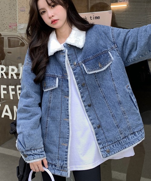 Doula ジャケット Gジャン デニムボアジャケット レディース