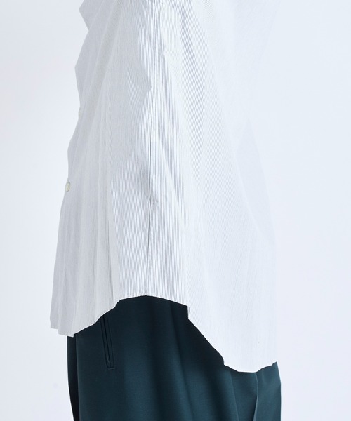 CITY ストライプオーバーシャツ CITY シャツ STRIPE SHIRTS/ストライプオーバーシャツ メンズ