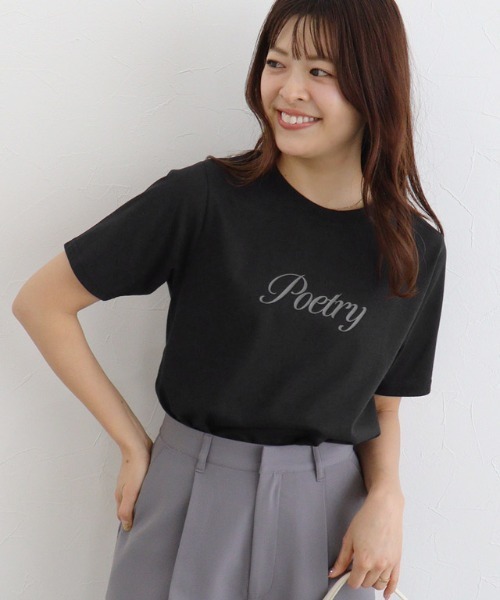 tシャツ 「イージーケア」選べるロゴTシャツ レディース | Pierrot | 06