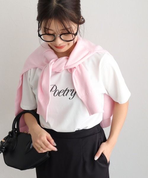 tシャツ 「イージーケア」選べるロゴTシャツ レディース | Pierrot | 04