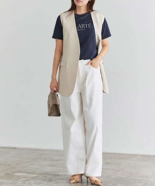 tシャツ 「イージーケア」選べるロゴTシャツ レディース | Pierrot | 28