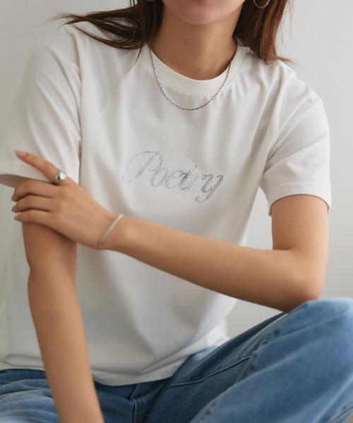 tシャツ 「イージーケア」選べるロゴTシャツ レディース | Pierrot | 18