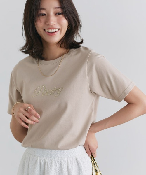 tシャツ 「イージーケア」選べるロゴTシャツ レディース | Pierrot | 33