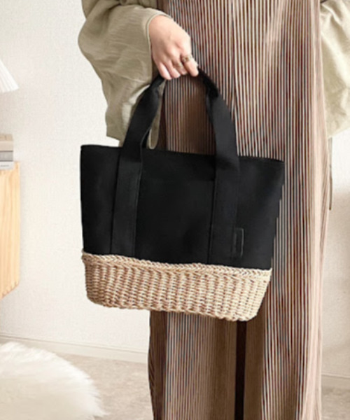 maison vert トートバッグ 「ペーパー素材・撥水キャンバス