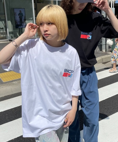 tシャツ 「ZOZO限定」「BNCP」陰陽ロゴプリントTシャツ レディース メンズ