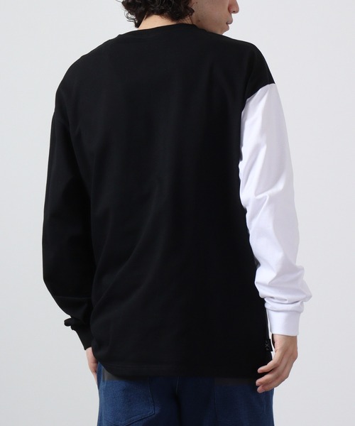 FLASH PACKER tシャツ 異素材ポケットL/S TEE メンズ レディース