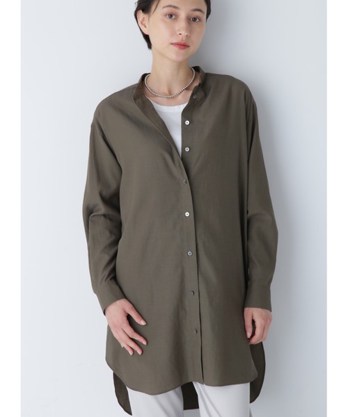 human woman / ヒューマンウーマン ボタンダウンシャツ 製品染めボタンダウンオーバーシャツ | human woman（ヒューマン