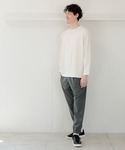 tシャツ クルーネックレイヤード/長袖/704...の詳細画像1