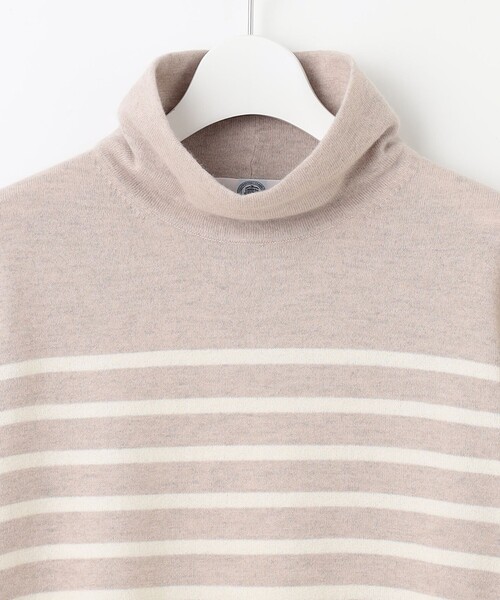 ニット セーター 「洗える」SEMI WORSTED WOOL バスクボーダー ニット レディース ニット セーター 「洗える」SEMI WORSTED WOOL バスクボーダー