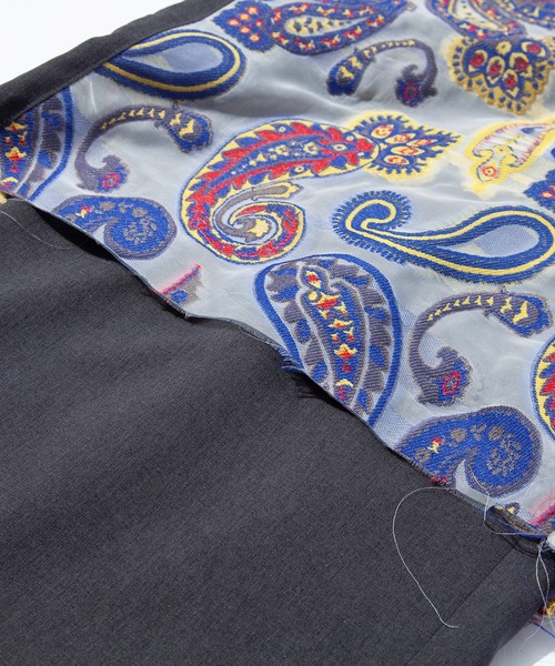 cvtvlist 新品ジャガードパンツ　サイズ1 ペイズリー F/CE. パンツ PAISLEY JACQUARD LAYERED TROUSERS / エフシー