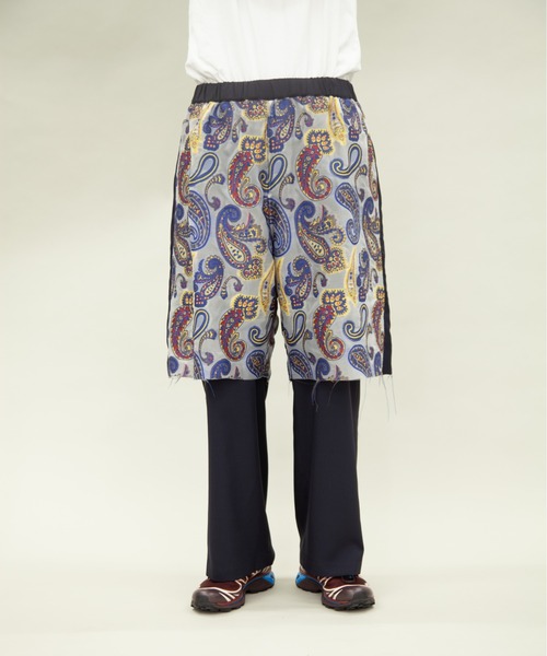 F/CE. パンツ PAISLEY JACQUARD LAYERED TROUSERS / エフシー