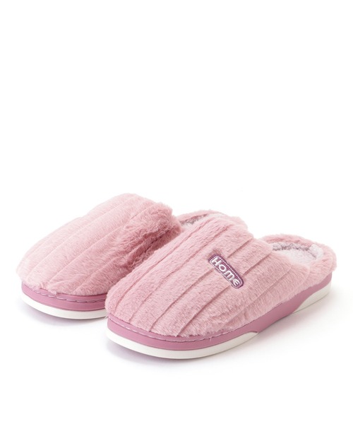 Lace Ladies（レースレディース） スリッパ バイカラー ストライプ