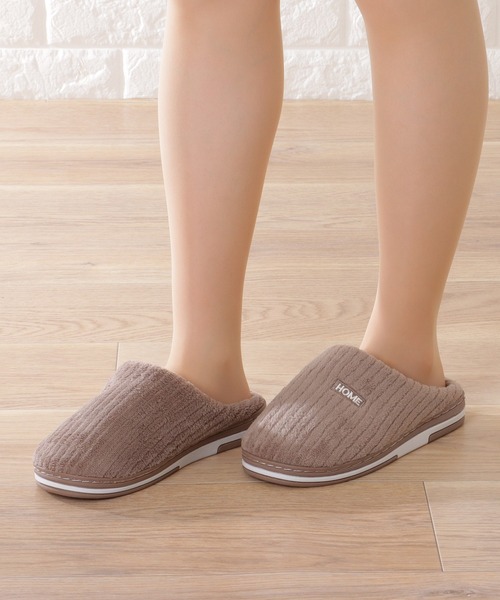 Lace Ladies（レースレディース） スリッパ バイカラー ストライプ