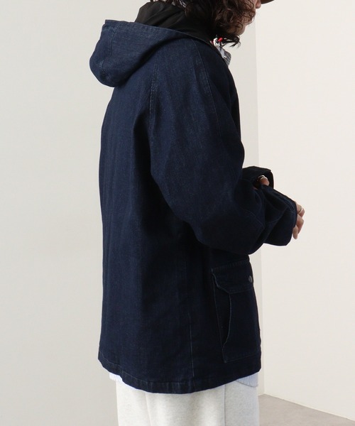 スマホショルダー デニムジャケット gジャン STANMORE MountainParkaマウンテンパーカー メンズの画像