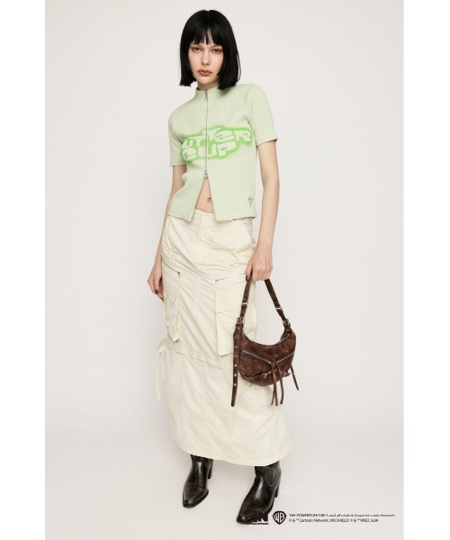 SLY tシャツ THE POWERPUFF GIRLS ZIPUP TOPS ザ パワー パフ