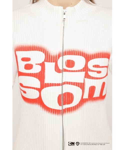 SLY tシャツ THE POWERPUFF GIRLS ZIPUP TOPS ザ パワー パフ
