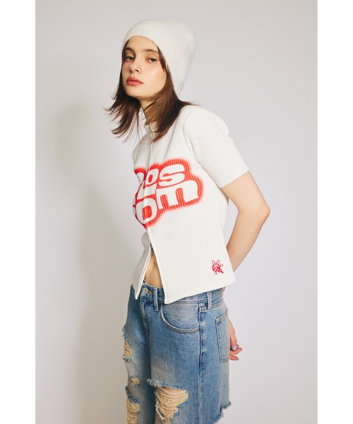 SLY tシャツ THE POWERPUFF GIRLS ZIPUP TOPS ザ パワー パフ