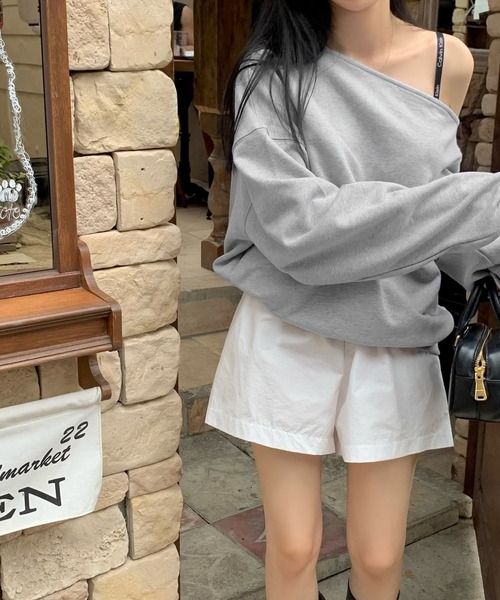tシャツ ワンショルカットトップス レディース N.s tシャツ ワンショルダーカットトップス レディース