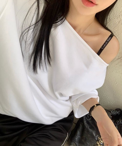 tシャツ ワンショルカットトップス レディース N.s tシャツ ワンショルダーカットトップス レディース