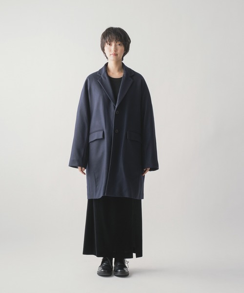 ダウンジャケット ダウン 「miffew/ミフュー」SINGLE BREASTED DOWN COAT メンズの画像