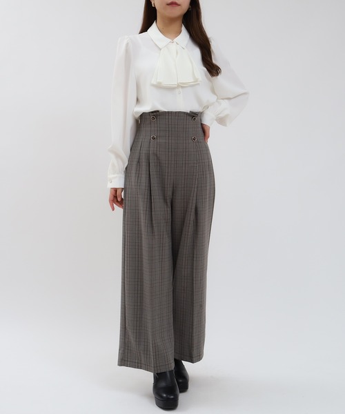 ASTORIA ODIER ブラウス シャツ 「美人百花掲載」とろみ素材