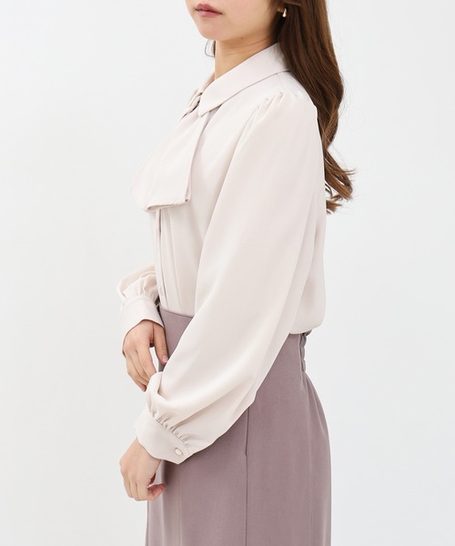 大人気完売品♡アドーア クリアコットンスタンドカラーブラウス　ボウタイ　とろみ 楽天市場】【SALE／50%OFF】クリアコットンスタンドカラー