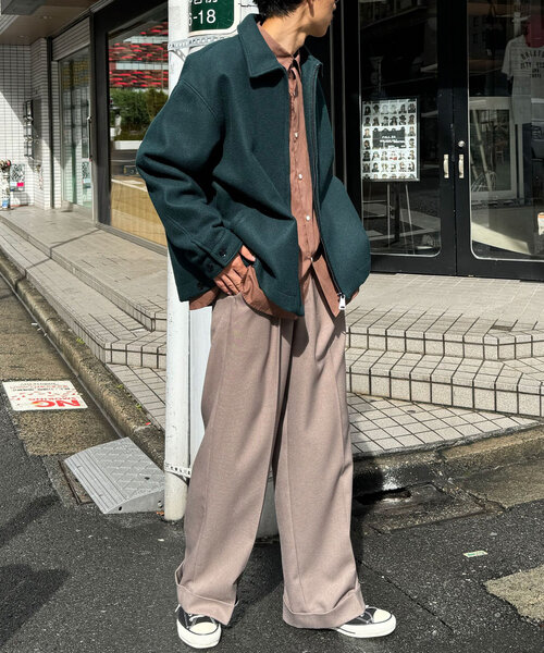 CIAOPANIC ブルゾン アウター フェイクメルトンスウィングトップ